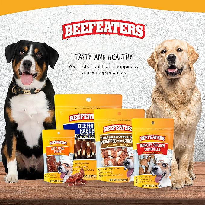 Beefeaters Dog Treats - Chicken, Beef & Sweet Potato Pate 3.5oz, Case of 96 | Complete Adult Dog Food, No Artificial Preservatives | Highly Digestible, Nutrient-Rich | Dog Training Treats for Adults
