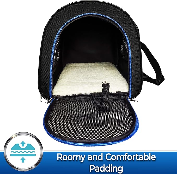 PET MAGASIN Foldable Pet Carrier Waterproof, Collapsible Soft Pet Transport Bag for Cats, Small Dogs & Pets for Car & Plane