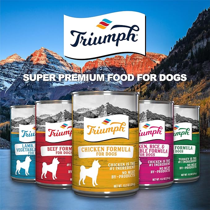 Triumph Chicken Canned Dog Food, Case Of 12, 13.2 Oz.