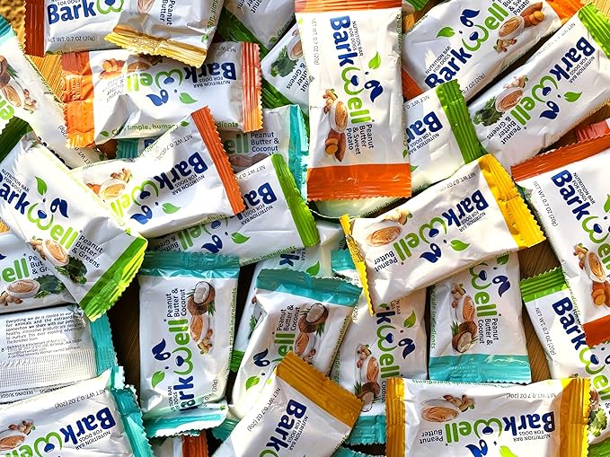 Peanut Butter Bars for Dogs, 0.7 Ounce, 16-Pack (Variety) Dog Treat