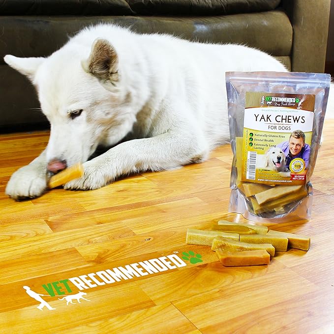 Yak Chew for Small Dogs Made from Himalayan Yak Milk (20 Count / 1.54LB). The 100% Natural Healthy Dog Chew - Extreme Long Lasting Cheese Chew