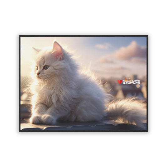 Pawtner, Cute Pet Mat for Cats and Dogs, Personalized Feeding Station, Ideal Pet Lover Gift, Home Decor, Pet Accessory, Pet Mat (18" x 24")