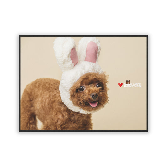 Pawtner, Cute Pet Mat for Cats and Dogs, Personalized Feeding Station, Ideal Pet Lover Gift, Home Decor, Pet Accessory, Pet Mat (18" x 24")