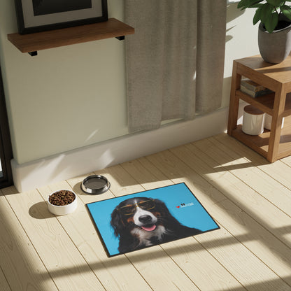 Pawtner, Cute Pet Mat for Cats and Dogs, Personalized Feeding Station, Ideal Pet Lover Gift, Home Decor, Pet Accessory, Pet Mat (18" x 24")
