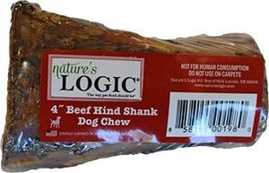 Nature's Logic Beef 3-4" Hind Shank Bone Treat, 1lb