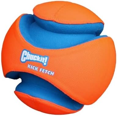 Chuckit! Kick Fetch Ball Dog Toy, Small (6 Inch)