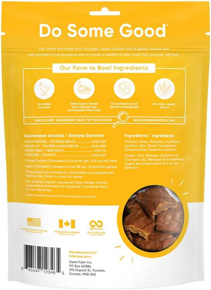 Open Farm Grain-Free Dehydrated Chicken Dog Treats 4.5 Ounces