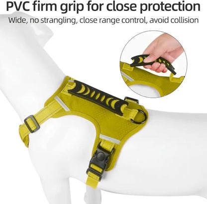 Dog Harness | No Pull Pet Harness (Yellow, Small)