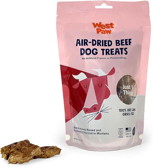 WEST PAW Air Dried Beef Lung Treats