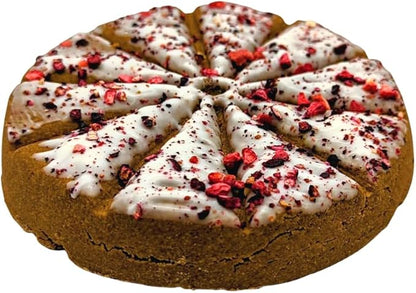 The Lazy Dog - Happy Birthday Pie Dog Treat for a Darling Girl, 6 in. 5 oz. A Great Treat for Your Special Friends Annual Celebration Day!