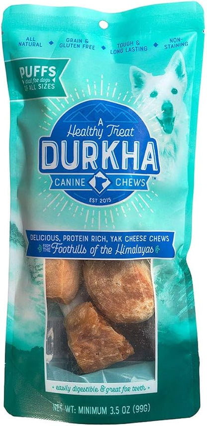 All Natural Himalayan Yak Chews for Dogs | Natural Long Lasting Dog Chew Made from Yak Milk | Great for Aggressive Chewers | Does Not Stain Carpets or Furniture