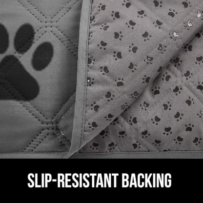 Gorilla Grip 100% Waterproof Dog Blanket, Pet Friendly Sofa Throw Essential for Small Pets, Dogs, Cats, Tear and Slip Resistant Leakproof Couch Cushion Cover for Indoor Furniture, 40x50 Paw