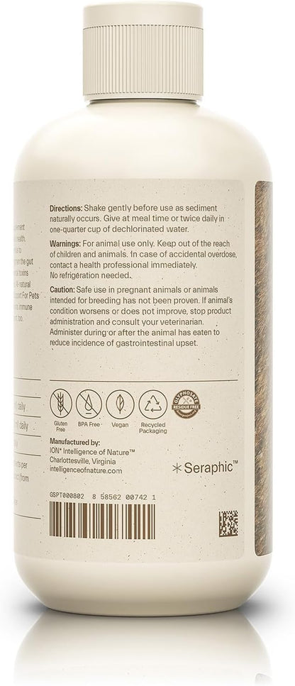 ION Intelligence of Nature Gut Support for Pets | Strengthens Digestion, Supports Kidneys, Aids Immune Function, and Defends from Food Toxins (8 Ounce)