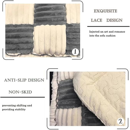 Dog Couch Cover Protector, Dog Couch Coves for Sofa, Couch Cushion for Dogs Washable, Pet Mat Bed Couch Covers for Large Dogs (35.43 x 70.86 inch, Blue - Gray)