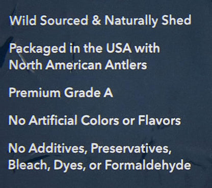 Amazon Brand – Wag Dog Deer Antler Chew, Naturally Shed, Whole, 9–10.5 inches, X-Large (Best for Dogs Over 45 lbs) (Pack of 4)