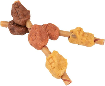 SmartBones Smart Kabobz, Rawhide-Free Chews For Dogs, Made With Real Chicken, Pork And Duck, 20 count