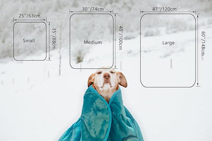 Bucephalus Waterproof Dog Blanket, Thick Reversible Soft Pet Blankets for Couch Bed Protection, Pee Proof Sherpa Fleece Blanket for Small Medium Large Dogs Puppy Cats Washable (Pink,30"×40")