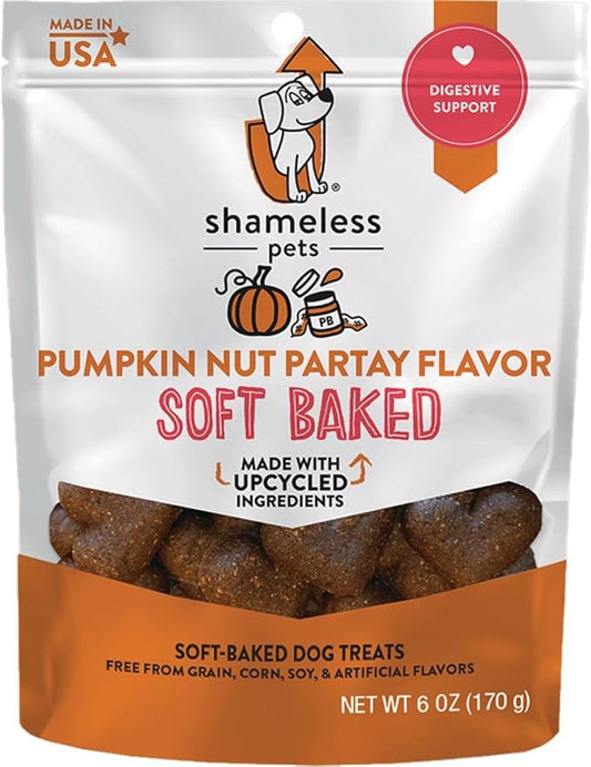 Shameless Pets Pumpkin Nut Par-Tay Soft-Baked Biscuit, 6 OZ