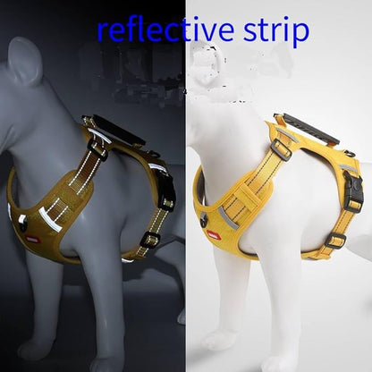 Dog Harness | No Pull Pet Harness (Yellow, Small)
