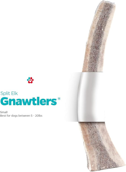 Pet Parents Gnawtlers® - Premium Split Antlers for Dogs, Naturally Shed Split Elk Antlers, All Natural Split Elk Antler Dog Chew, Specially Selected from The Heartland Regions (Small)