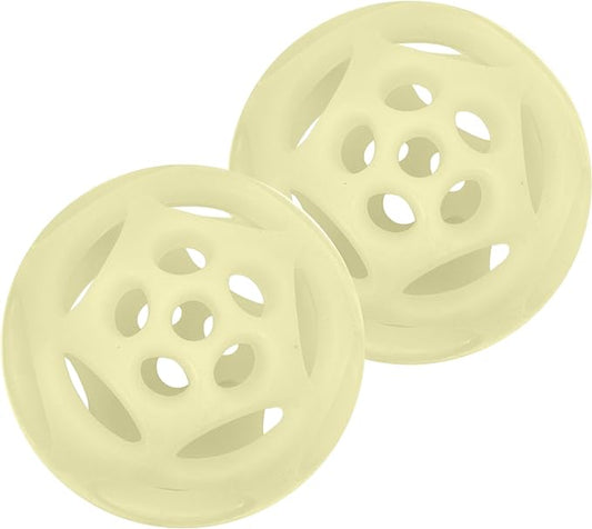 Chew King Glowing Fetch Ball, Dog Ball Toys, Large 2-Pack Lattice
