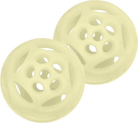 Chew King Glowing Fetch Ball, Dog Ball Toys, Medium 2-Pack Lattice
