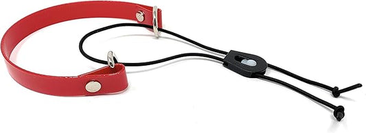 Sparky Pet Co - ECollar Replacement Strap - Bungee Dog Collar - Waterproof - Adjustable - Secure Nexus Wheel Lock - for Electronic Training & Invisible Fence Systems - 3/4" (Red)