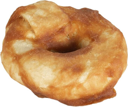 Collagen Dog Chew Hand-Rolled Bagel (Real Chicken)- 3ct