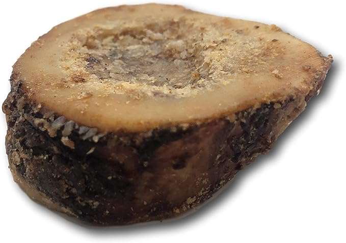 Top Dog Chews Premium - Made in The USA - Dog Bones with Bone Marrow - Long Lasting Natural Beef Femur Chews - Best for Small Dogs (3 Pack of 6 Slices)
