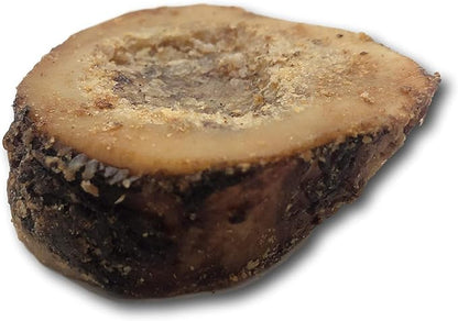 Top Dog Chews - Dog Bones with Bone Marrow, Made in The USA, (6 Slices), Beef Femur, Long Lasting Dog Chews, All-Natural - Great for Small and Medium Dogs
