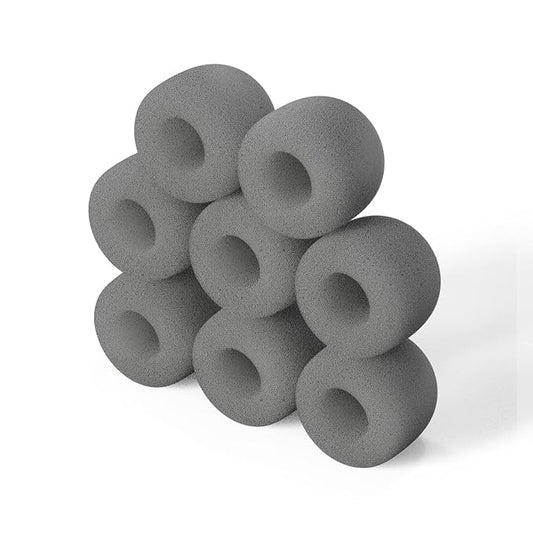 uahpet 8 Pack Replacement Sponges for Stainless Steel Cat Water Fountain & Automatic Foaming Pet Brush
