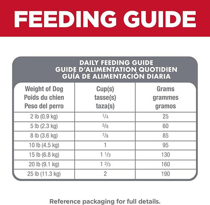 Hill's Science Diet Small & Mini, Adult 1-6, Small & Mini Breeds Premium Nutrition, Dry Dog Food, Chicken & Brown Rice, 15.5 lb Bag