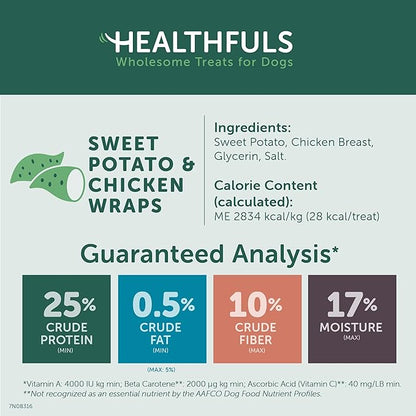 Chicken Wrapped Sweet Potato Dog Treats, 3.5oz