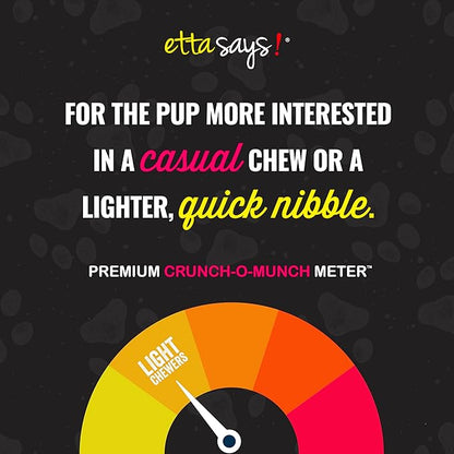 etta says! Premium Crunchy Chew Bars - All Natural - Chicken + Chia - Made in The USA (12 Count Pack of 1)
