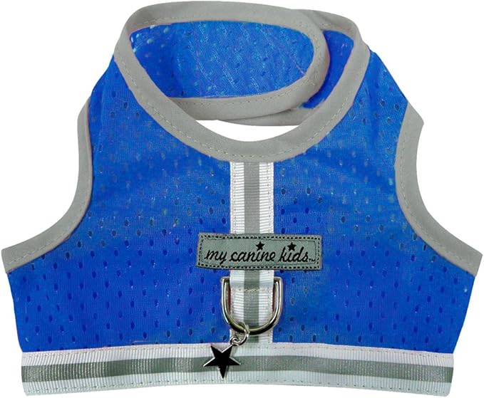Athletic Mesh Dog Harness for Teacup, Teacup 4 - Small Dogs and Puppies | Reflective Trim and Comfortable Velcro Closure