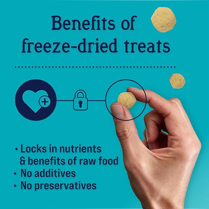 Stewart Freeze Dried Dog Treats, PuffPops Bacon and Cheese Recipe, Gluten Free, 5.8 Ounce Resealable Pouch, Made in USA, Dog Training Treats