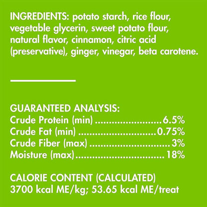 Chewsday Small Cinnamon Clean Daily Dental Dog Chews, Made in The USA, Natural Highly-Digestible Oral Health Treats for Healthy Gums and Teeth - 28 Count