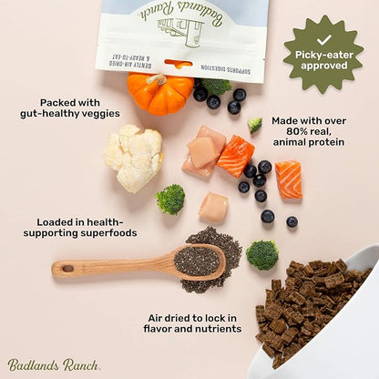 Superfood Complete, Air-Dried Adult Dog Food - High Protein, Zero Fillers, Superfood Nutrition by Katherine Heigl (11.5 oz., Premium Chicken)