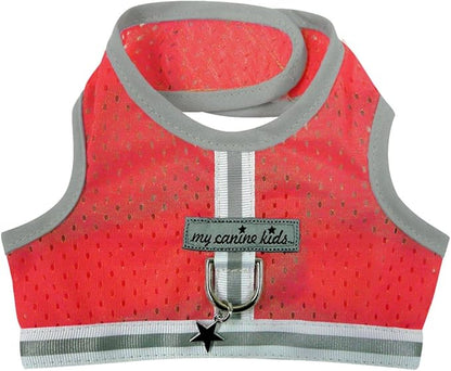 Athletic Mesh Dog Harness for Teacup, Teacup 3 - Small Dogs and Puppies | Reflective Trim and Comfortable Velcro Closure