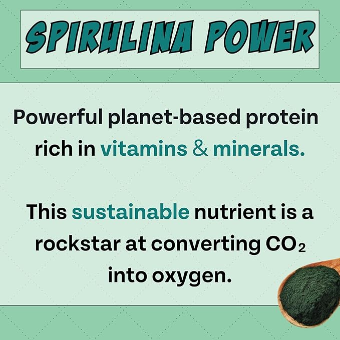 Chippin Plant-Based Spirulina Healthy Supplement & Dog Treat (5oz, 1-Pack) | Stop Grass Eating | Hypoallergenic, Chicken-Free Vegan Protein | 100% Made in USA