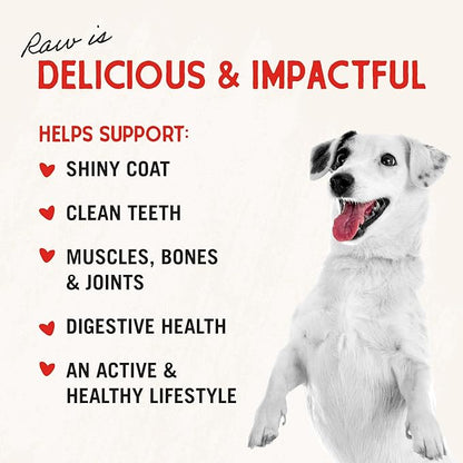 Stella & Chewy's Freeze Dried Raw Dinner Patties – Grain Free Dog Food, Protein Rich Absolutely Rabbit Recipe – 25 oz Bag