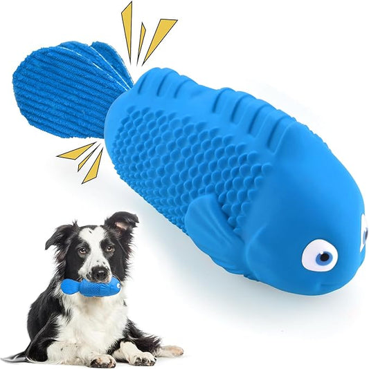 WinTour Dog Chew Toys for Aggressive Chewers, Squeaky Dog Toys, Almost Indestructible Dog Toys for Aggressive Chewers, Durable Tough Dog Toys for Medium Large Breed Dogs with Bacon Flavor