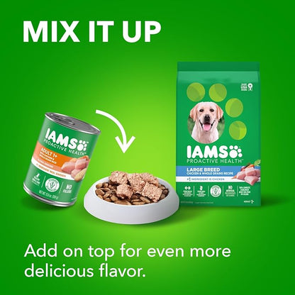IAMS Proactive Health Large Breed Adult Dry Dog Food with Real Chicken, 15 lb. Bag