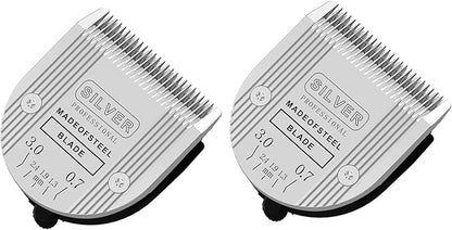 2PCS Adjustable 5 in 1 Replacement Blades Compatible with Wahl Bravura Clipper Chromado，Creativa，Figura Dog Clippers for Dogs Grooming (5in1/2Pack)