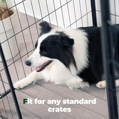 BALANCE Dog Crate Pad, Dog Foam Crate Mat Kennel Pad, Washable Water-Resistant Pet Bed Flat Dog Cage Mat for Small Dogs