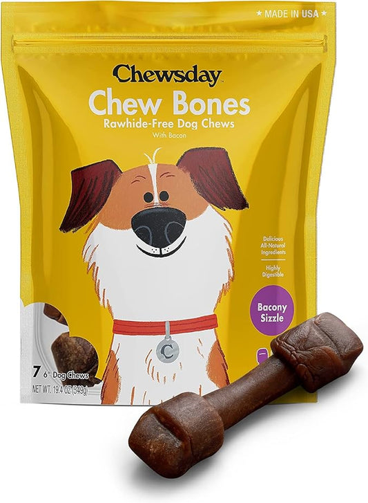 Chewsday Knotted Bacon LG 7ct