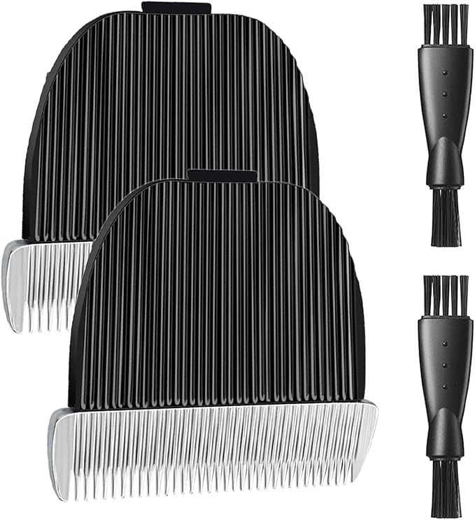 uijino Dog Clipper Blades Compatible with Hansprou Replacement Clipper Blades Hansprou Clipper Blades for Hansprou Dog Clippers, 2 Pack Hansprou Dog Clipper Replacement Blades, 2 Cleaning Brush
