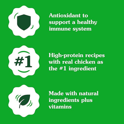 Greenies Smart Topper High Protein Wet Mix-in for Dogs, Chicken, Beef, Sweet Potatoes, Potatoes & Spinach Recipe in Vitabroth™ Broth- Bone Broth + Vitamins E & B1, Pack of 10