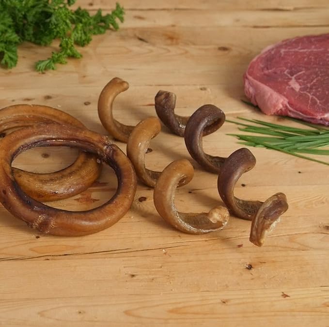 Pawstruck All-Natural 6" Bully Stick Springs for Dogs - Fun Challenging Rawhide Free 100% Beef Single Ingredient Chew Treat Bones - Fully Digestible Low Odor - 3 Pack - Packaging May Vary
