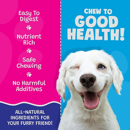 Coconut Dog Bones - Premium, All Natural Coconut Dog Treats - Healthy Puppy Treats & Vitamin Rich Rawhide Free Dog Chews - (Original)